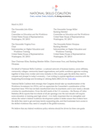 National Skills Coalition - letter on H.R. 803