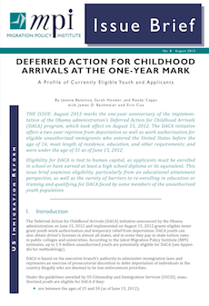 MPI - One Year DACA Report